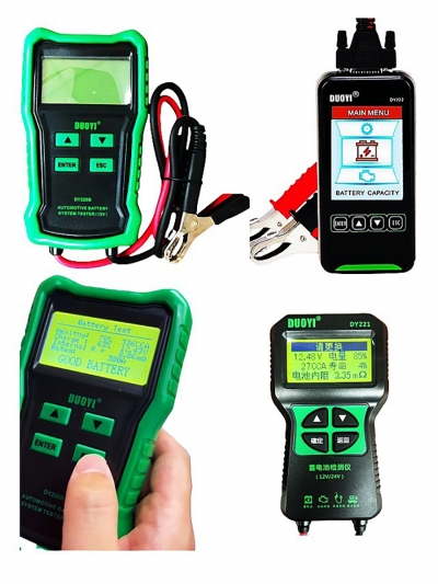 Цифровой тестер автомобильного аккумулятора DUOYI DY220B-4