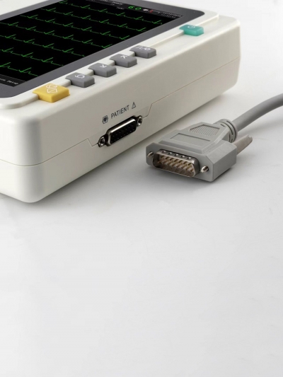 Трехканальный электрокардиограф Kardial ECG 301, 12 электродов-6