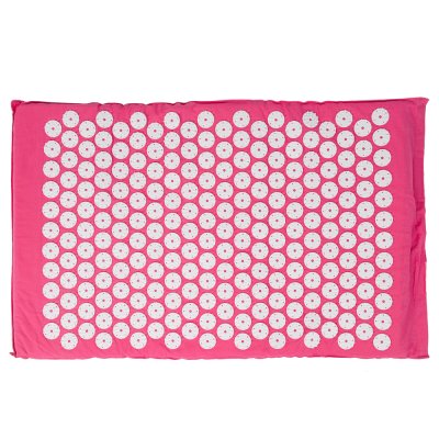 Массажный акупунктурный коврик EcoRelax, розовый-3